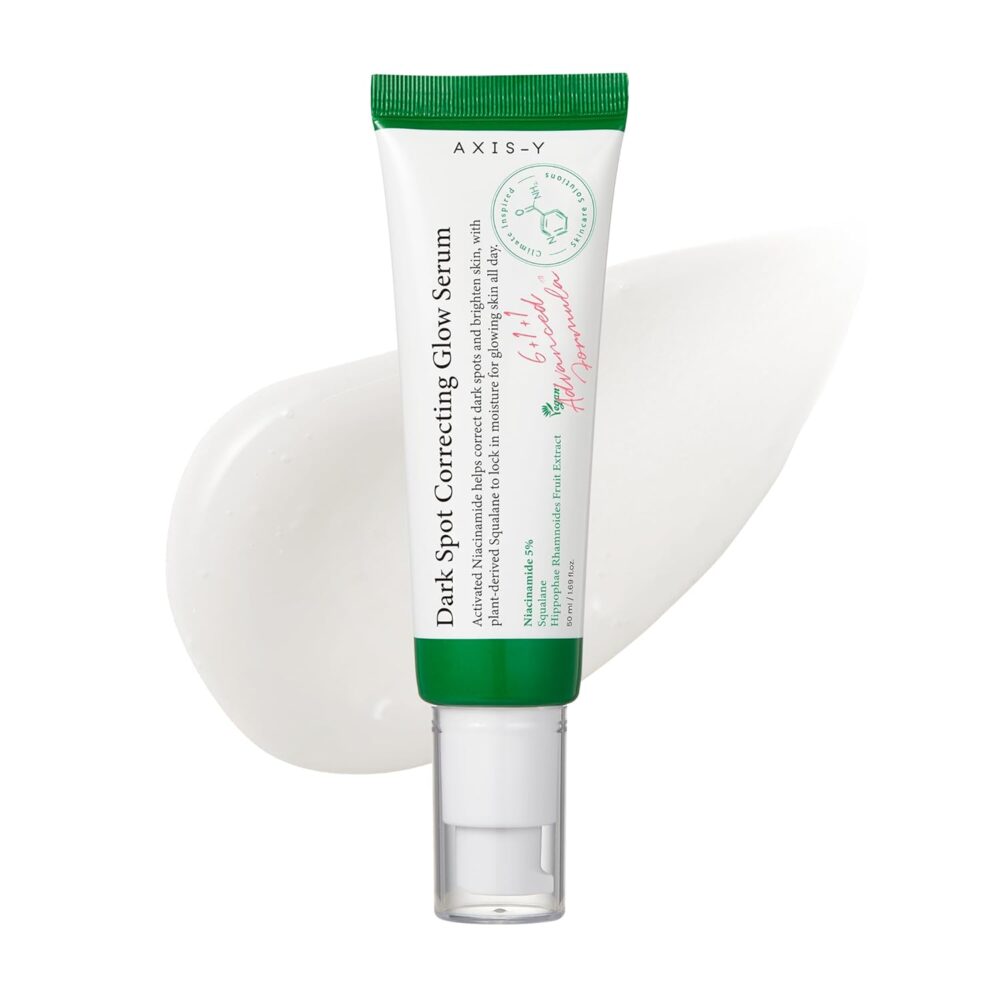 AXIS-Y Dark Spot Correcting Glow Serum - 5% Niacinamide Dark Spot Remover For Face - Vegan Korean Skin Care Niacinamide Serum for All Skin Types - 1.69 fl. oz