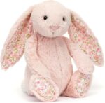 Jellycat Blossom Blush Bunny Cherry Stuffed Animal Medium - Image 4